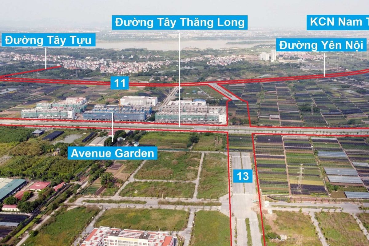 Khám phá tiềm năng đầu tư qua quy hoạch Tây Tựu 2025 - 2030 với hệ thống các tuyến đường mới 30m, 40m, tuyến metro số 4
