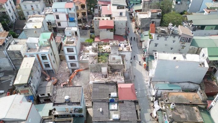 Thi công giải phóng mặt bằng Tây Thăng Long đoạn qua phường Đông Ngạc tháng 3 năm 2026